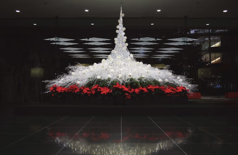 ホテル雅叙園東京のクリスマス装飾