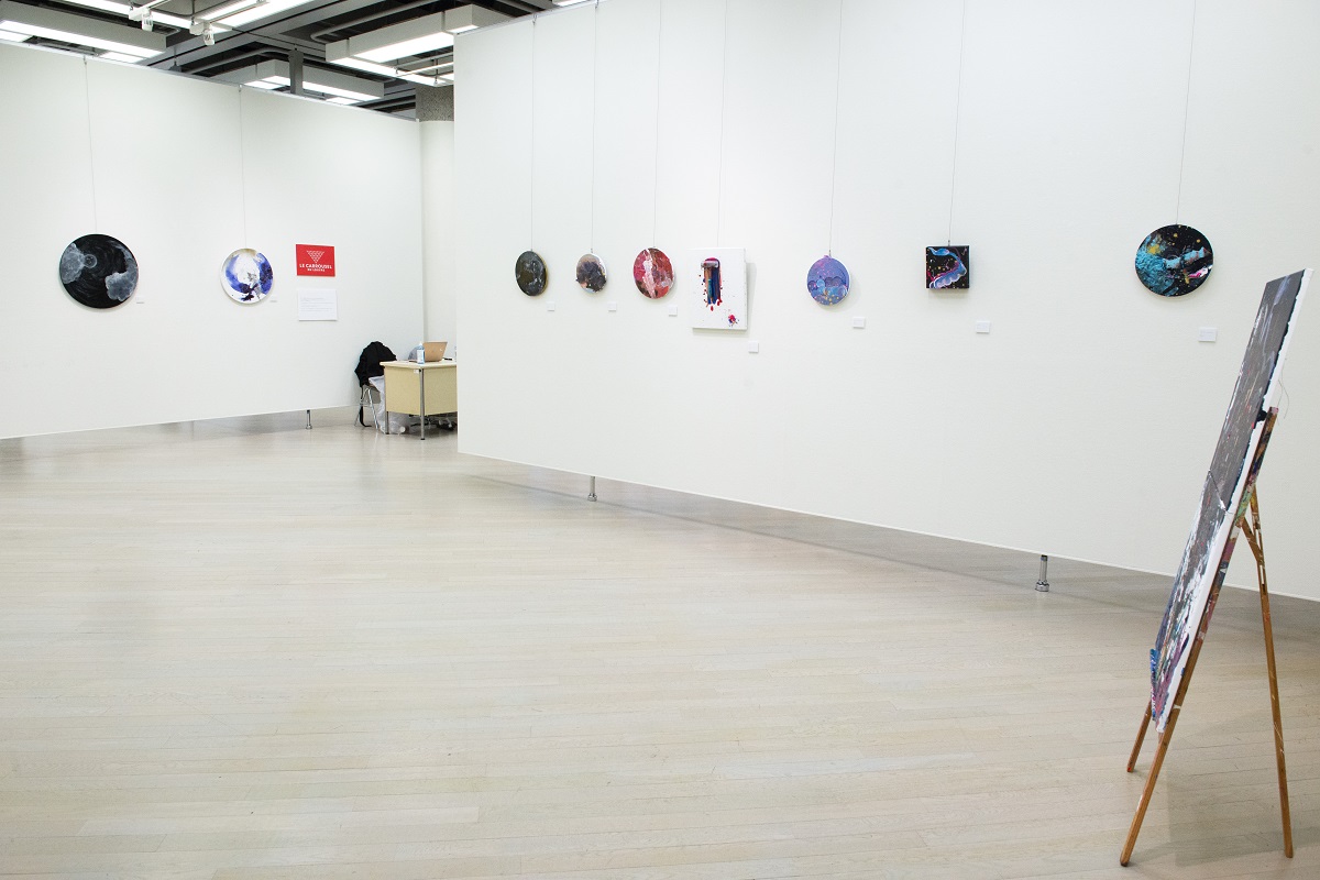 区民ギャラリーで開催「松岡智子個展」