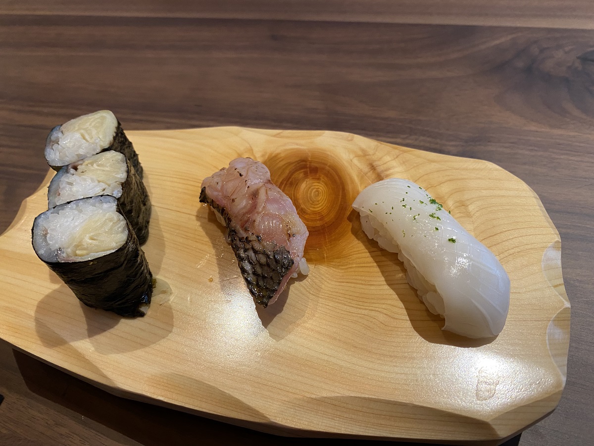お寿司3種盛り合わせ