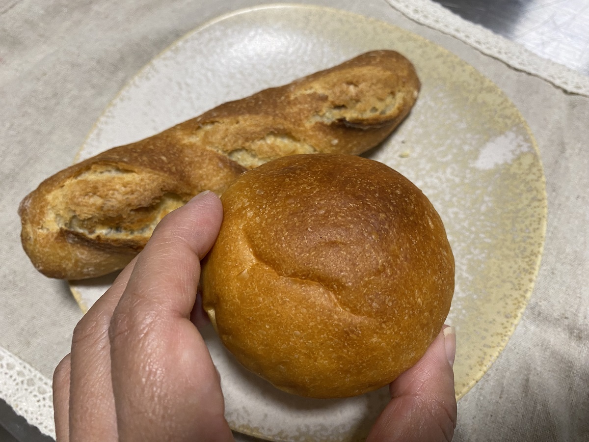 血kフランスとミルクパン