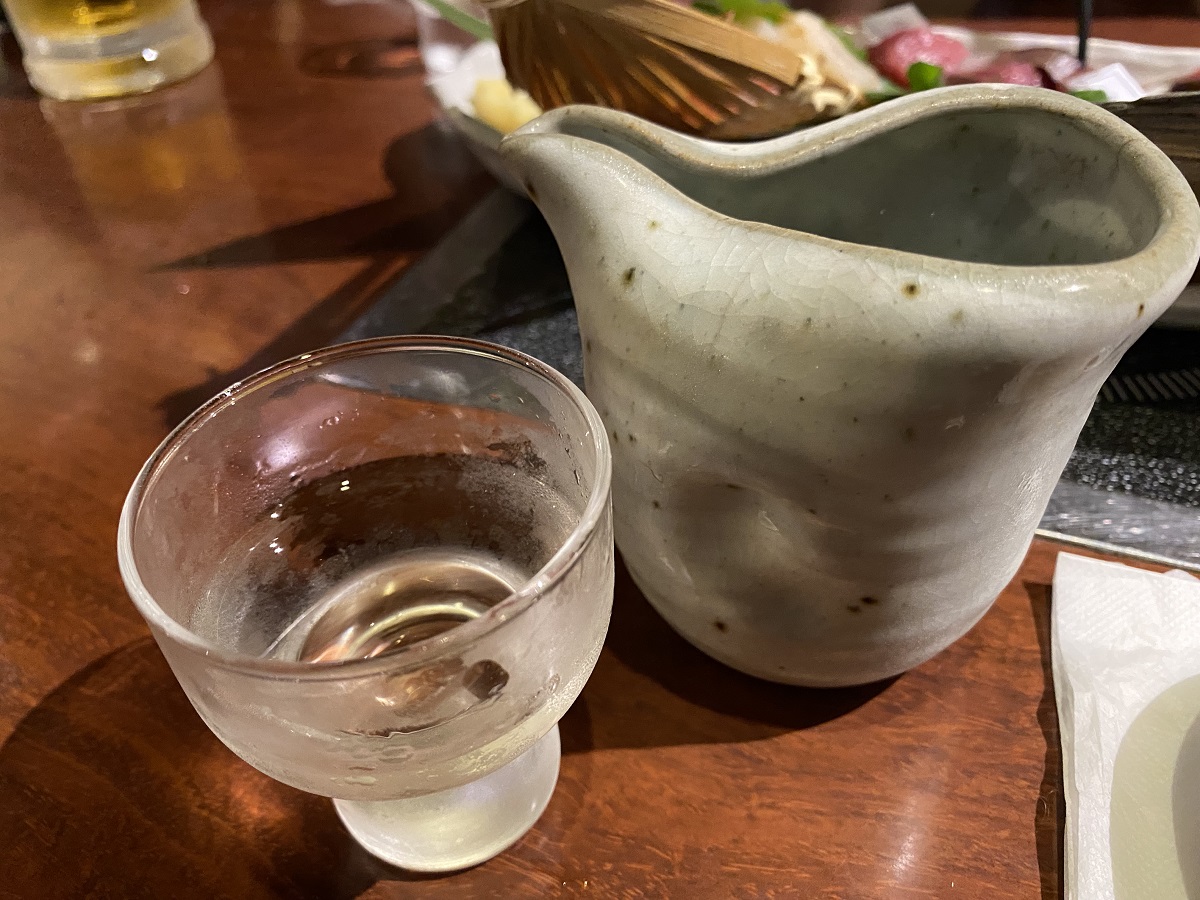 2杯目からは日本酒へ