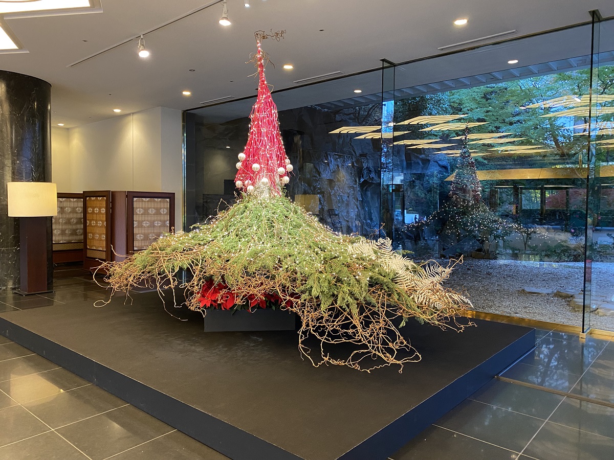 ホテル雅叙園東京2022クリスマスツリー