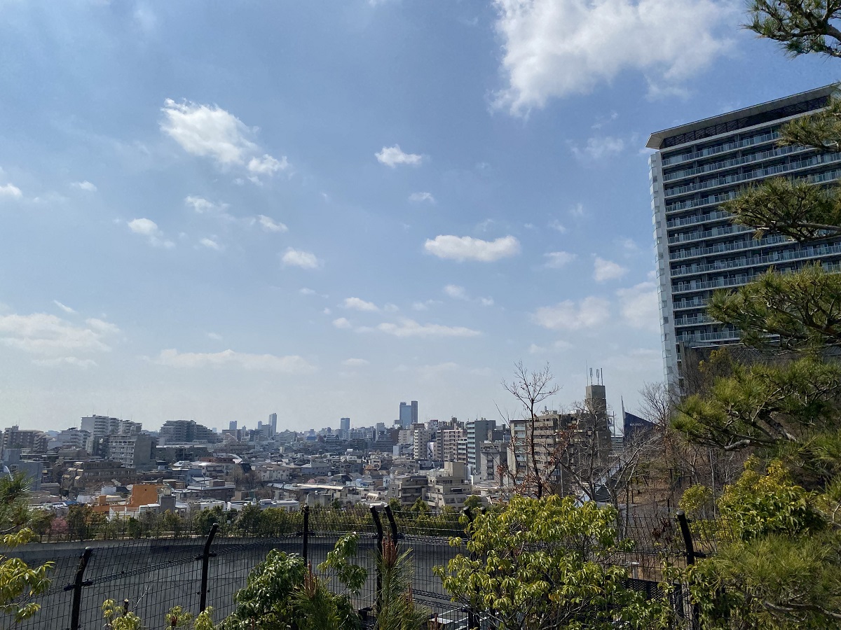 目黒天空庭園「富士見台」からの眺め