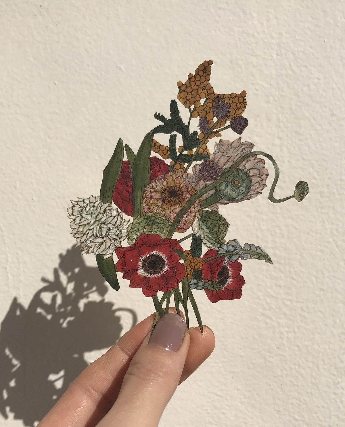 asanochiaki「紙の花屋」
