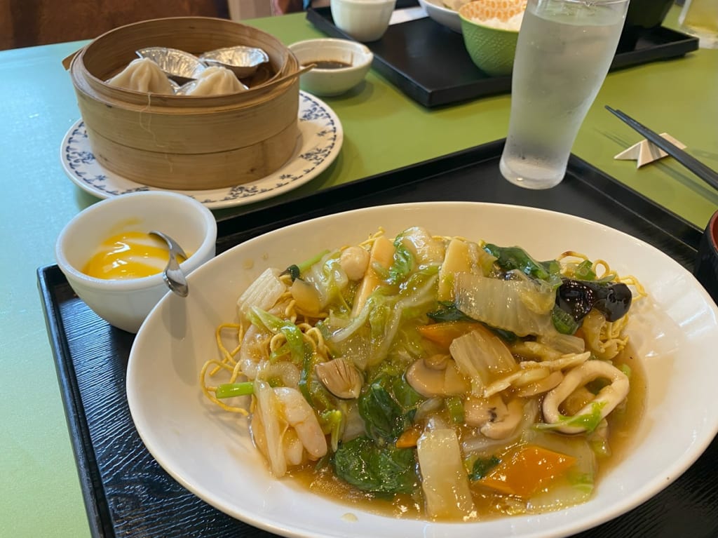 海鮮五目あんかけ焼きそば