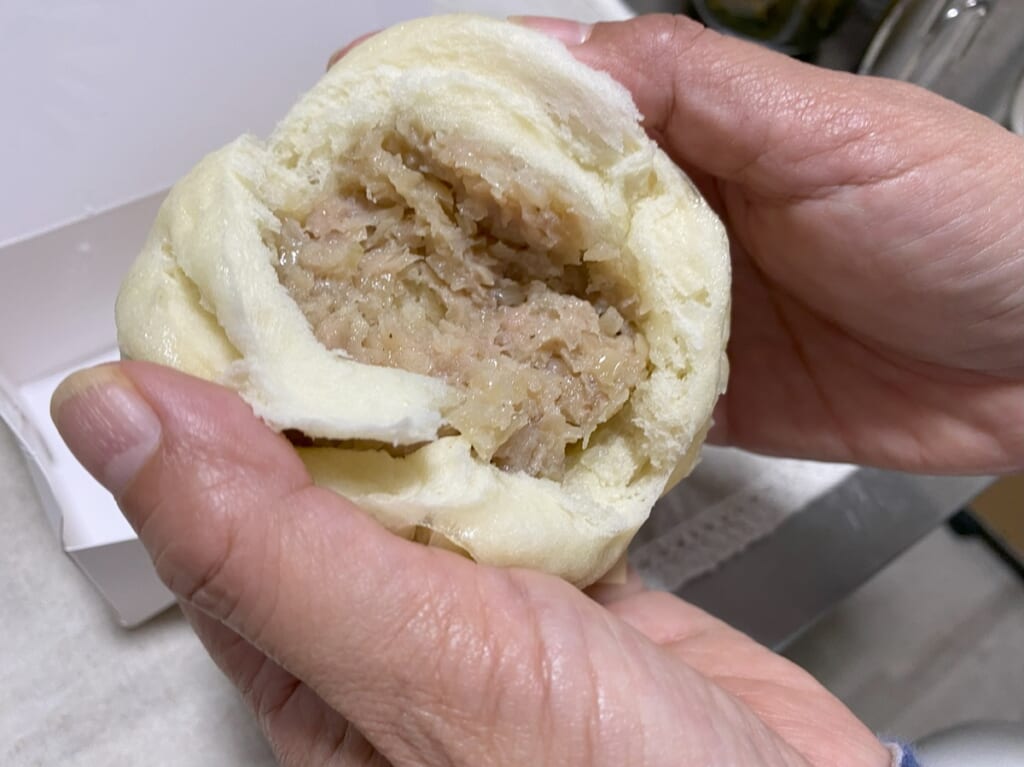 豚饅の味付けは秘伝のレシピ