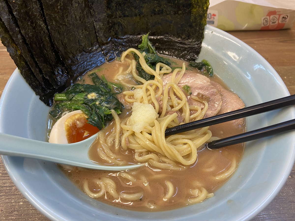 味変トッピング追加した渡来武ラーメン