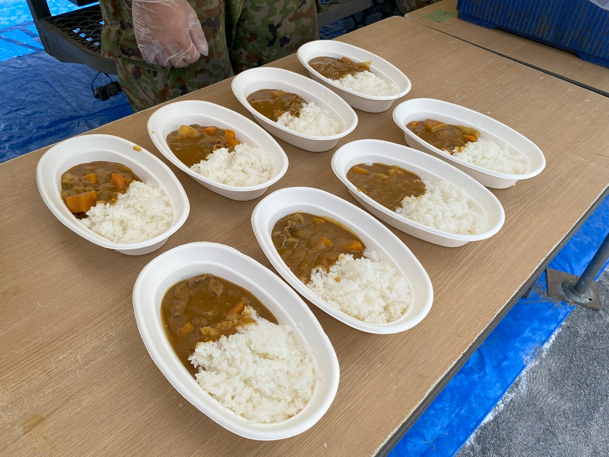 温かいカレーで平和な日常を実感