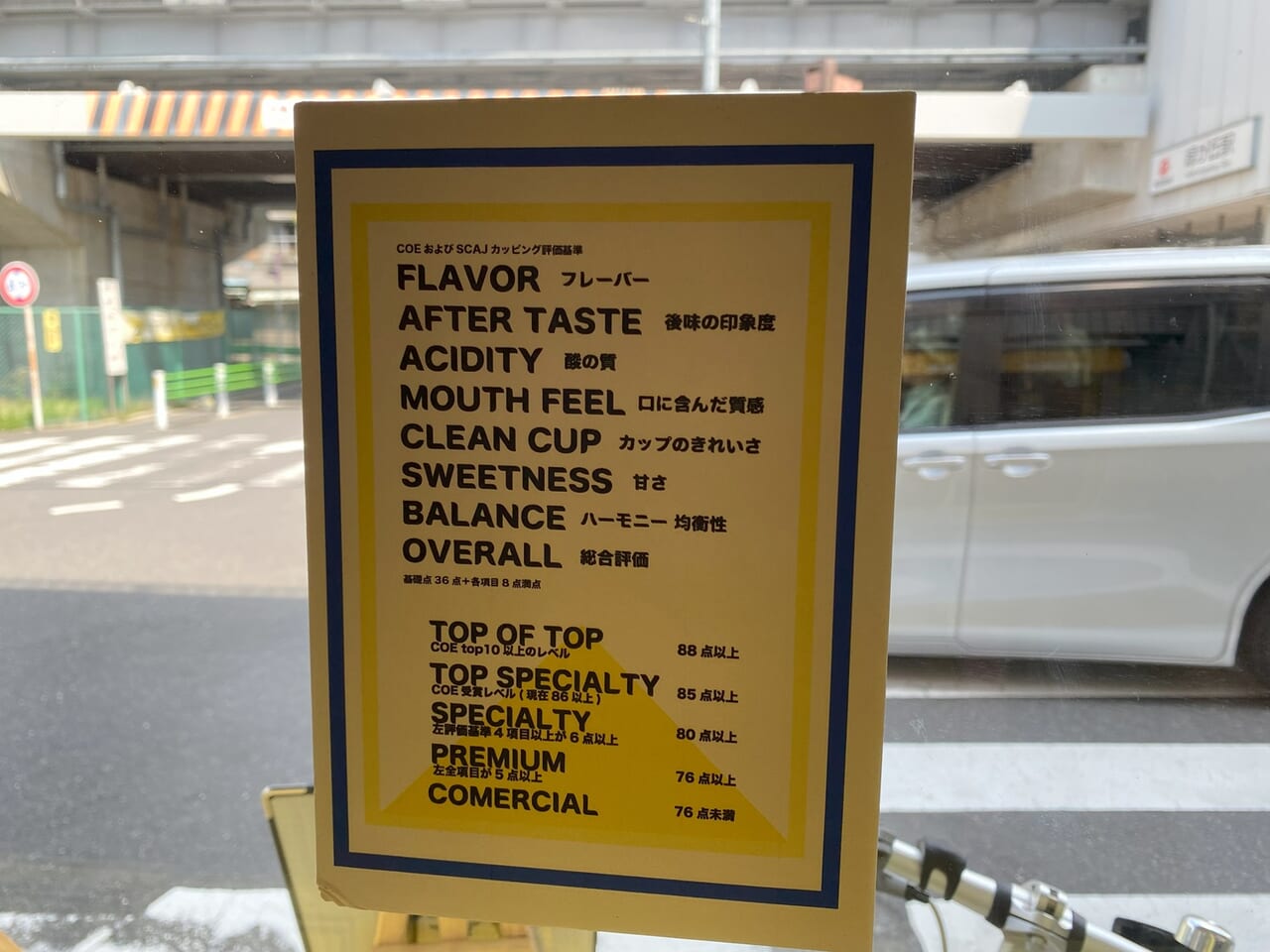 コーヒー豆の品質