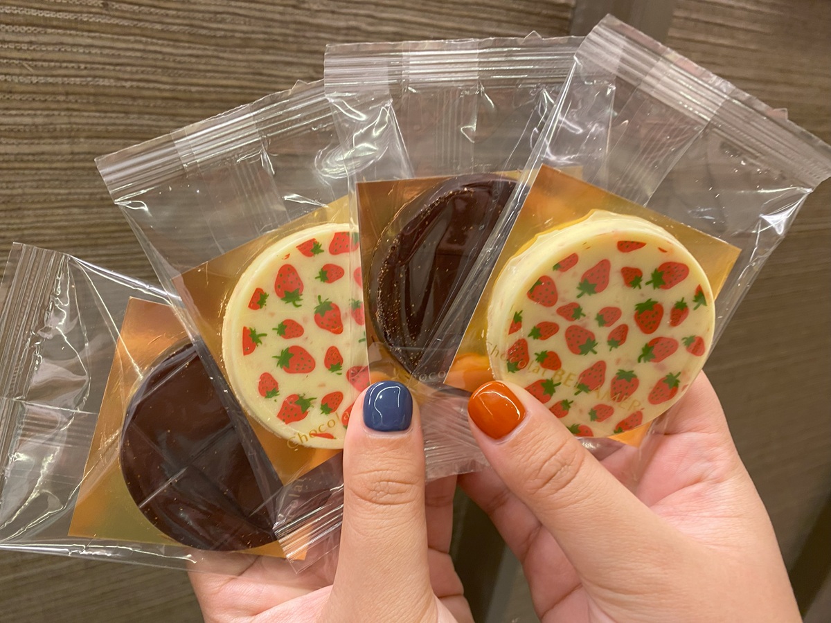 パレショコラ2種類を試食
