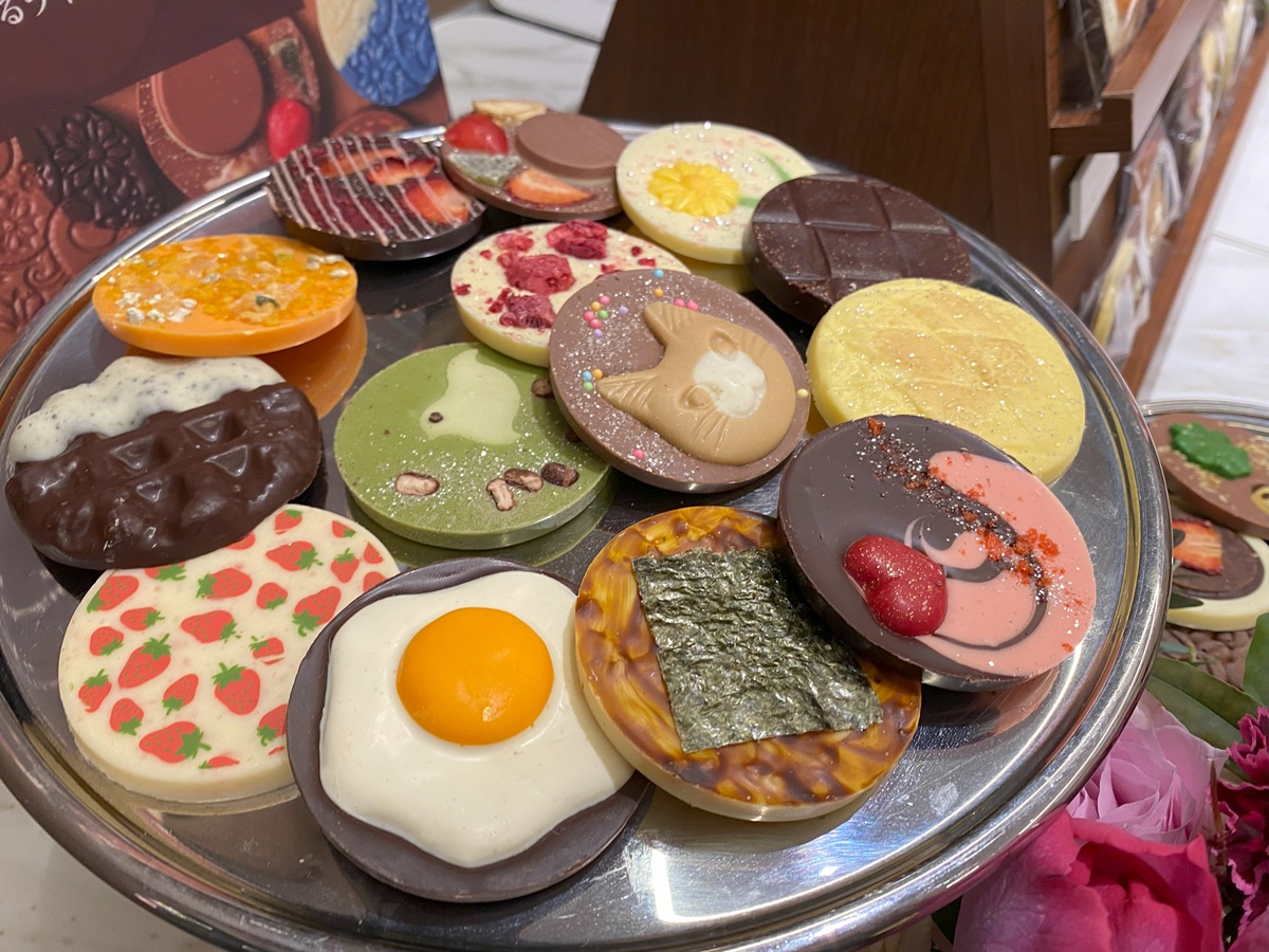 シェフの遊び心が光るチョコラ