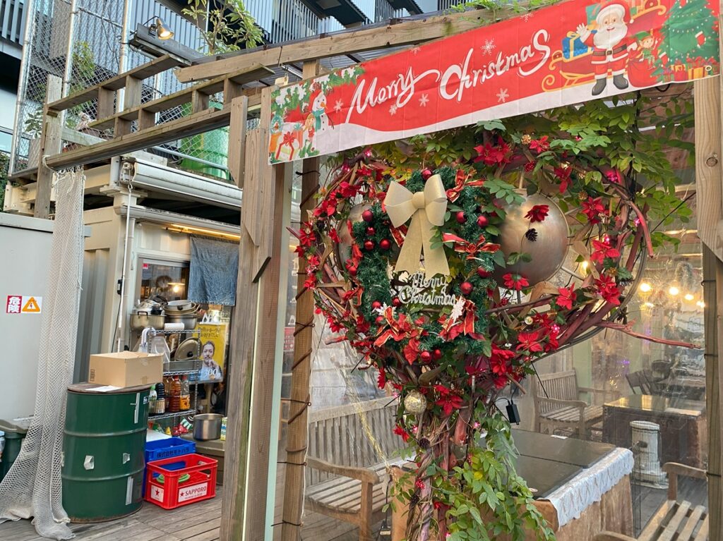 クラフトビレッジ西小山はクリスマスムード満点