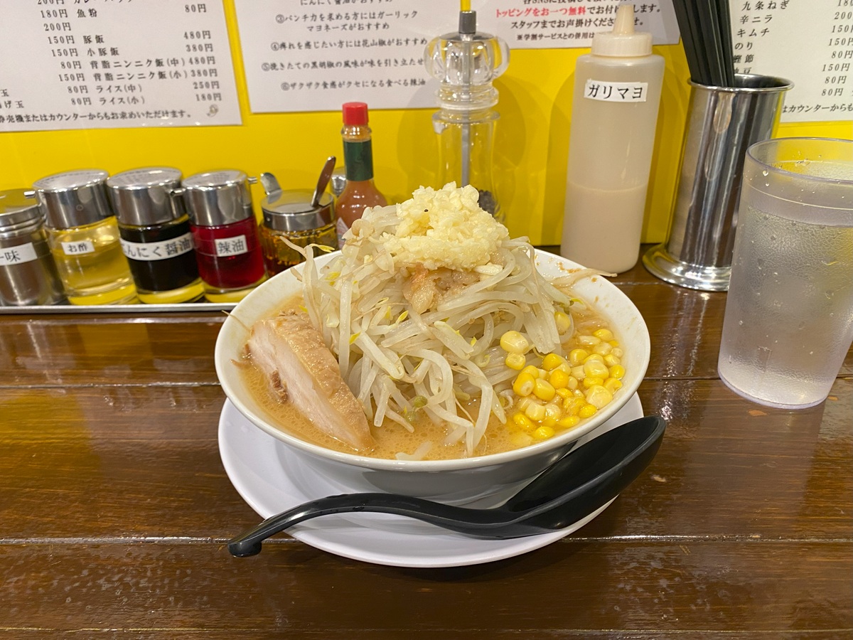 まぜそばちゅるるの味噌ラーメン