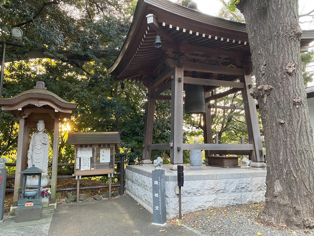 目黒大圓寺の梵鐘