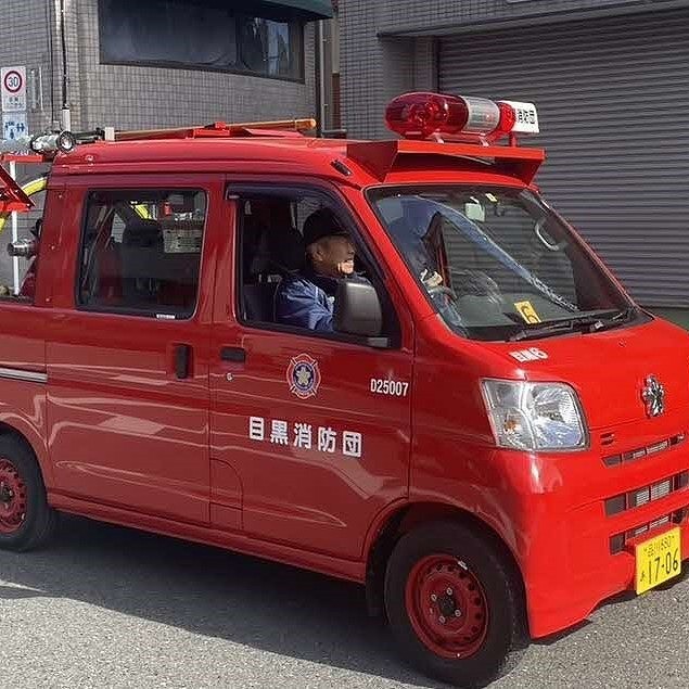 消防車乗車体験