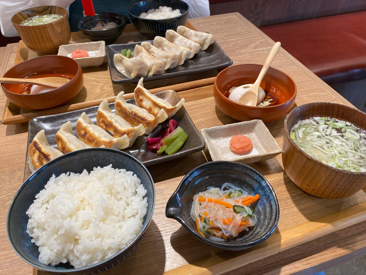究極の餃子定食
