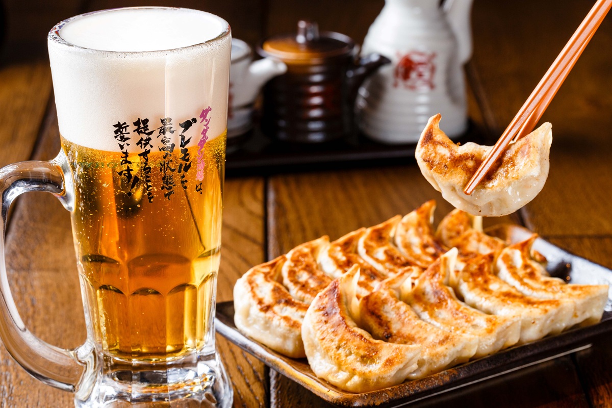 餃子とビールは文化である。