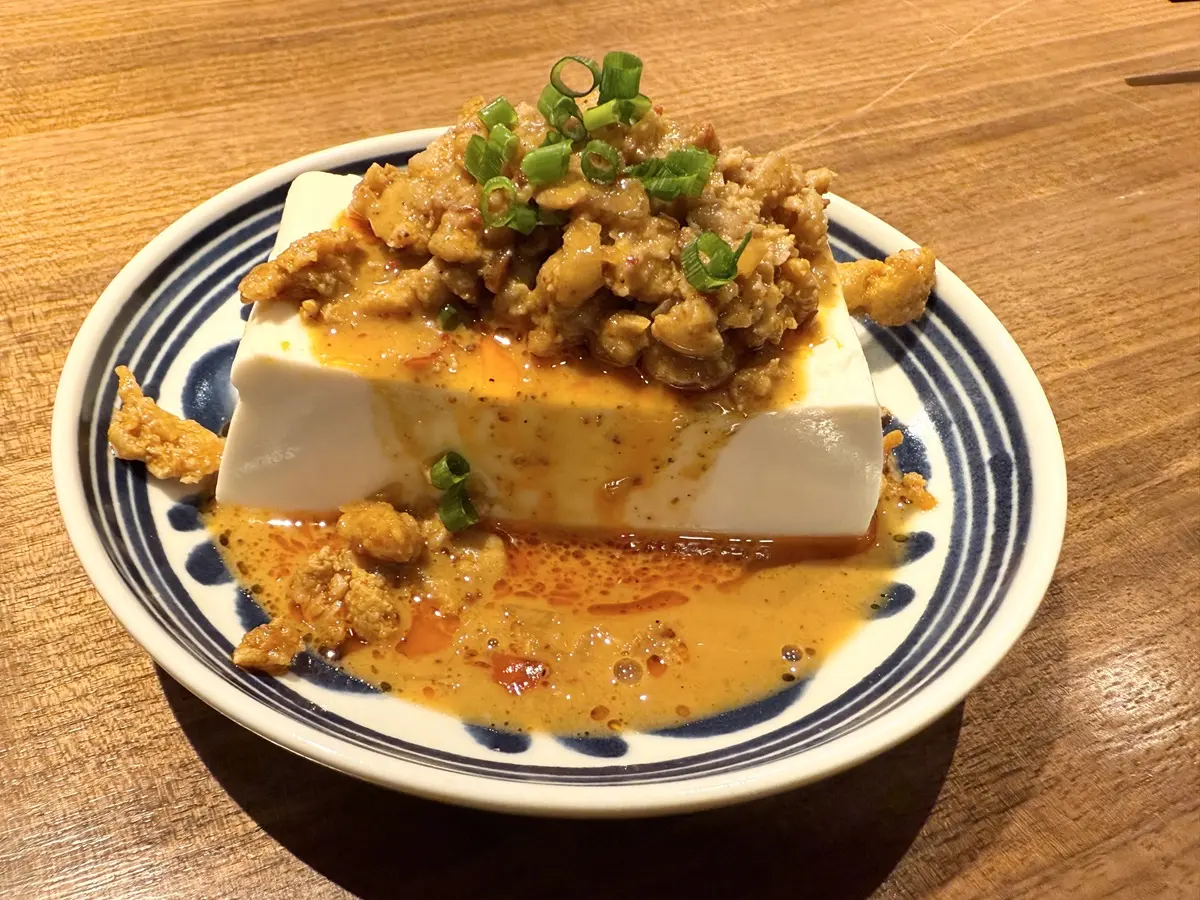 坦々肉味噌豆腐