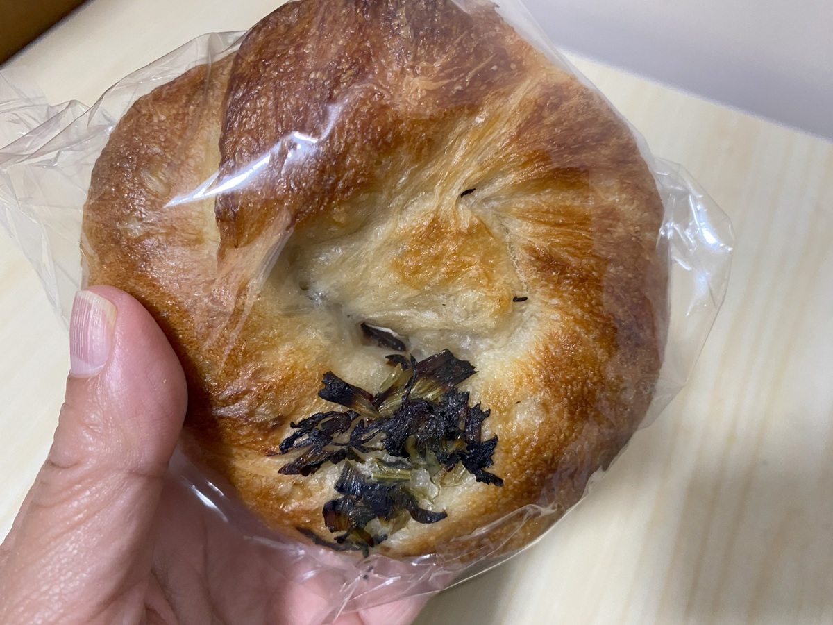 野沢菜の和ベーグル