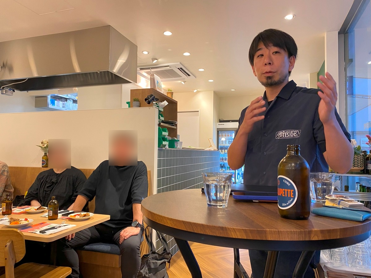 TESIO代表の嶺井大地さん