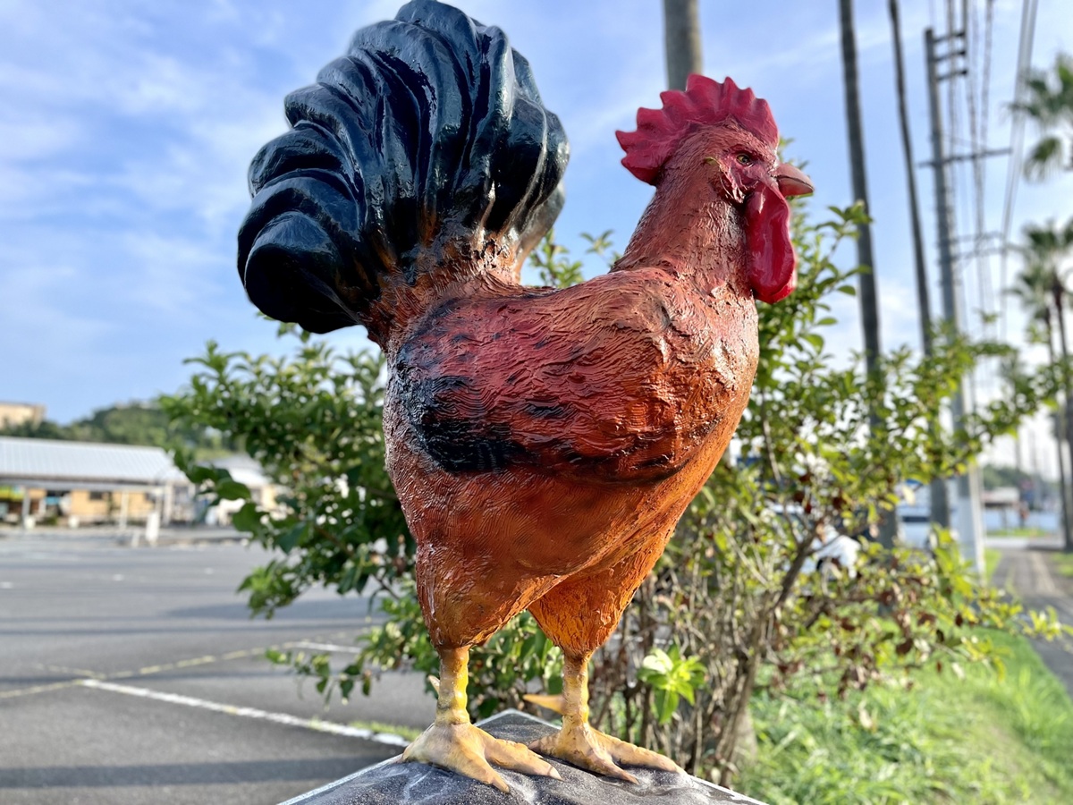 天草大王のオブジェ