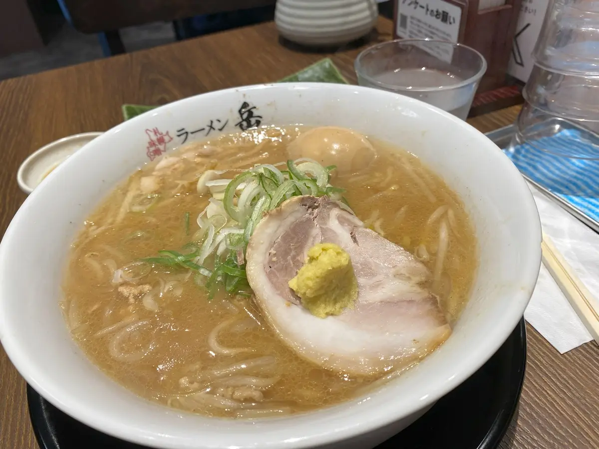 煮卵札幌味噌ラーメン