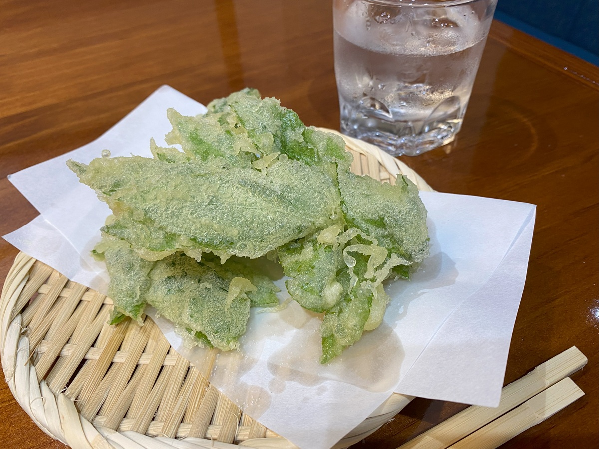 明日葉の天ぷら