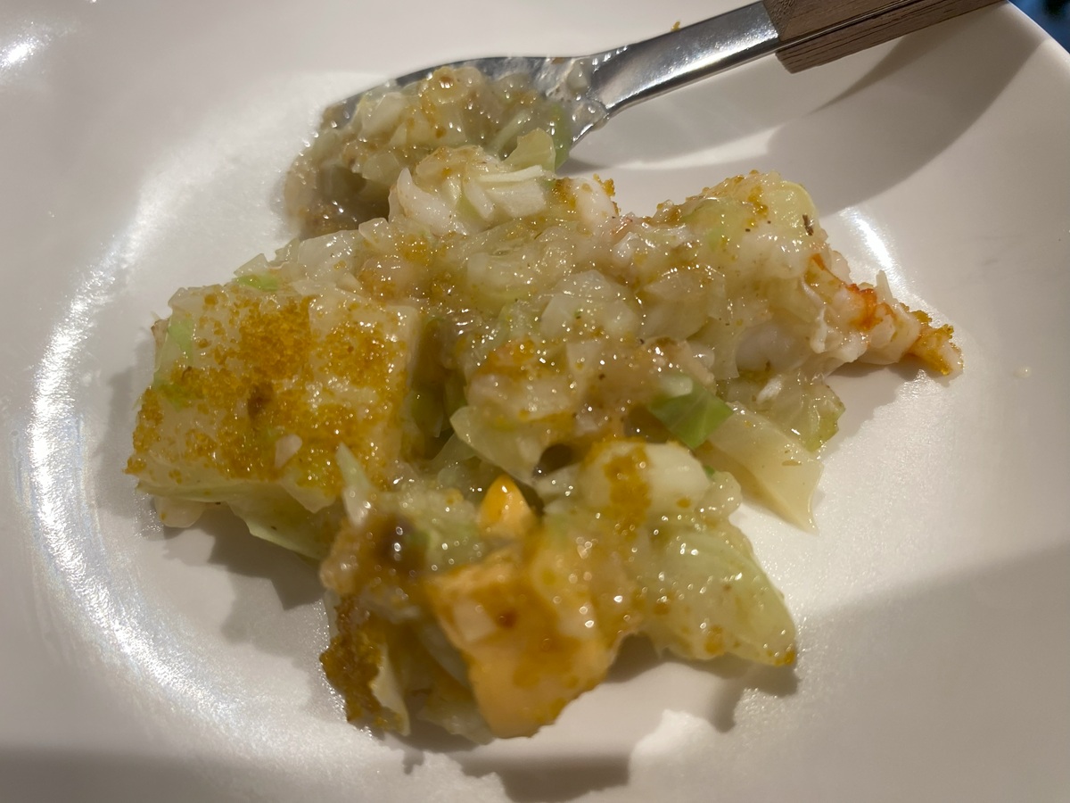 海老の殻がよい味に