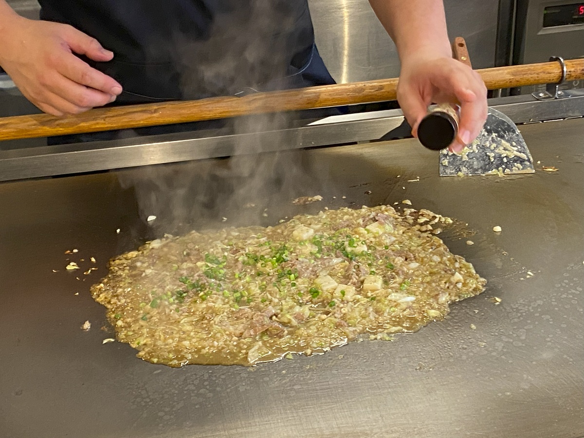 極上七味唐辛子を一振り