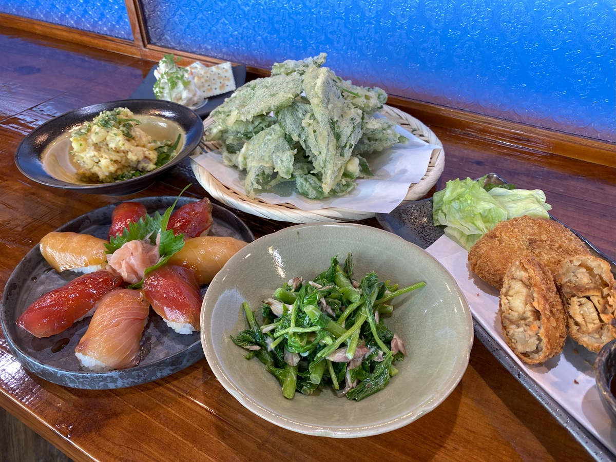 試食メニューの古ポーション