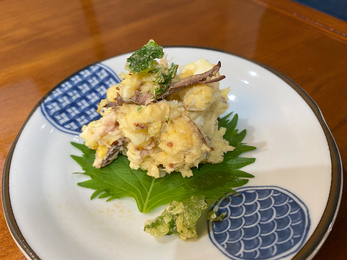 燻製むろあじのポテトサラダ