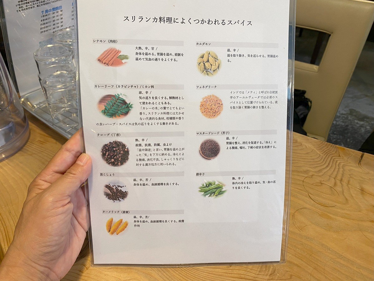 スパイスの働き