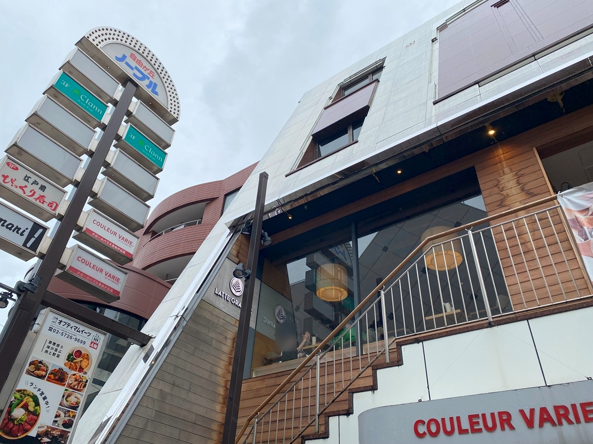 ラテグラフィック自由が丘店の場所