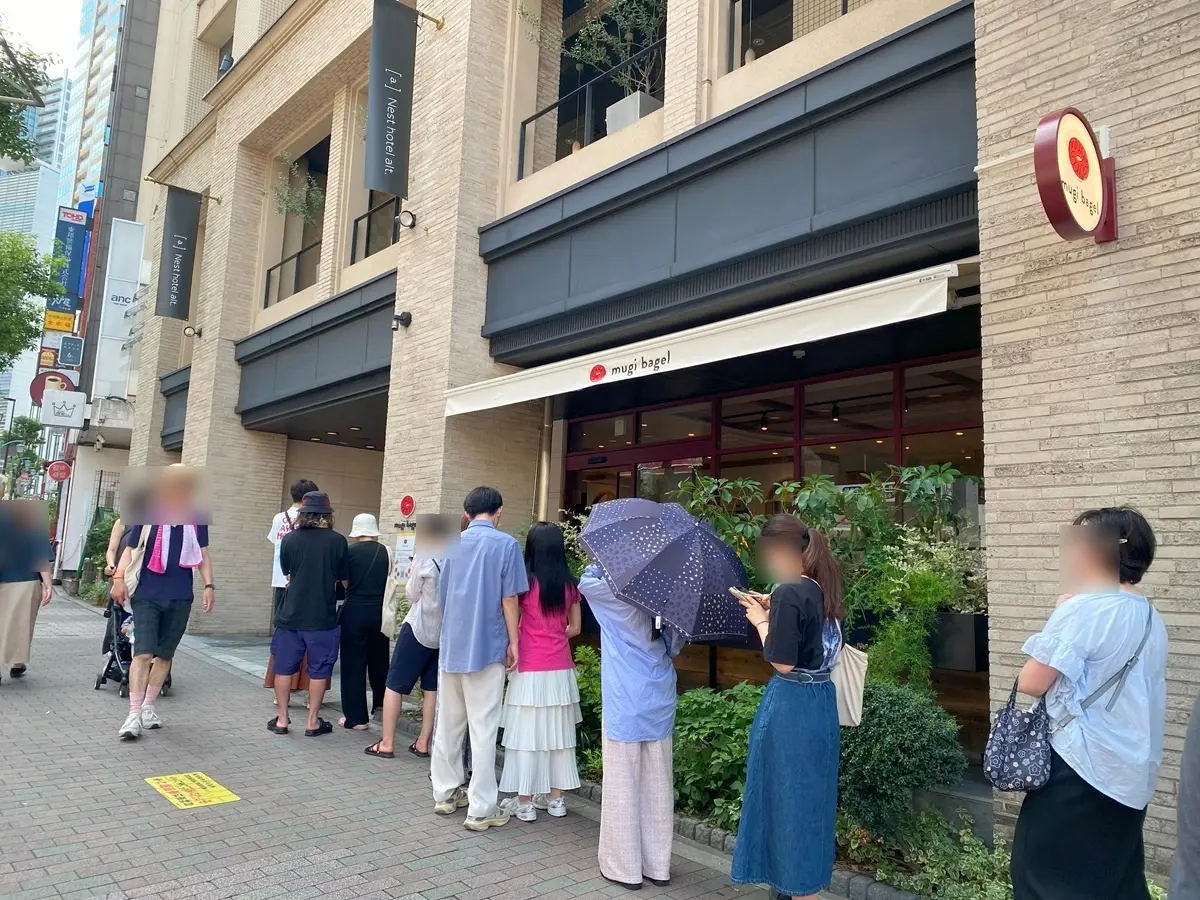 大行列ができてたムギベーグル