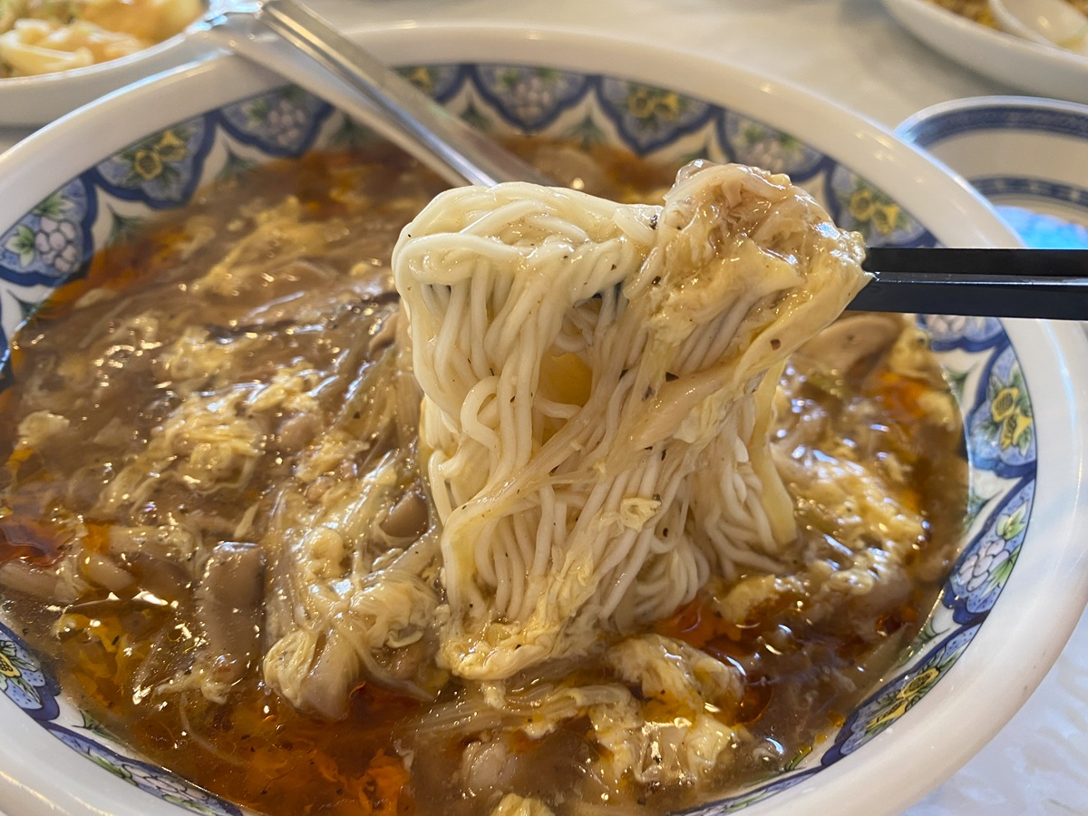 「柳麺（りゅうめん＝細麺）」を選択