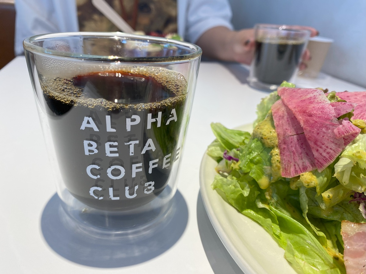 モーニングセットのコーヒー