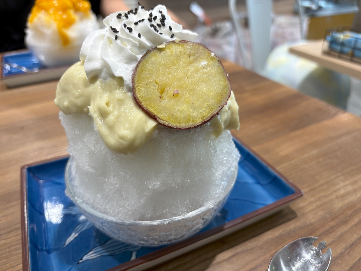 さつまいものかき氷