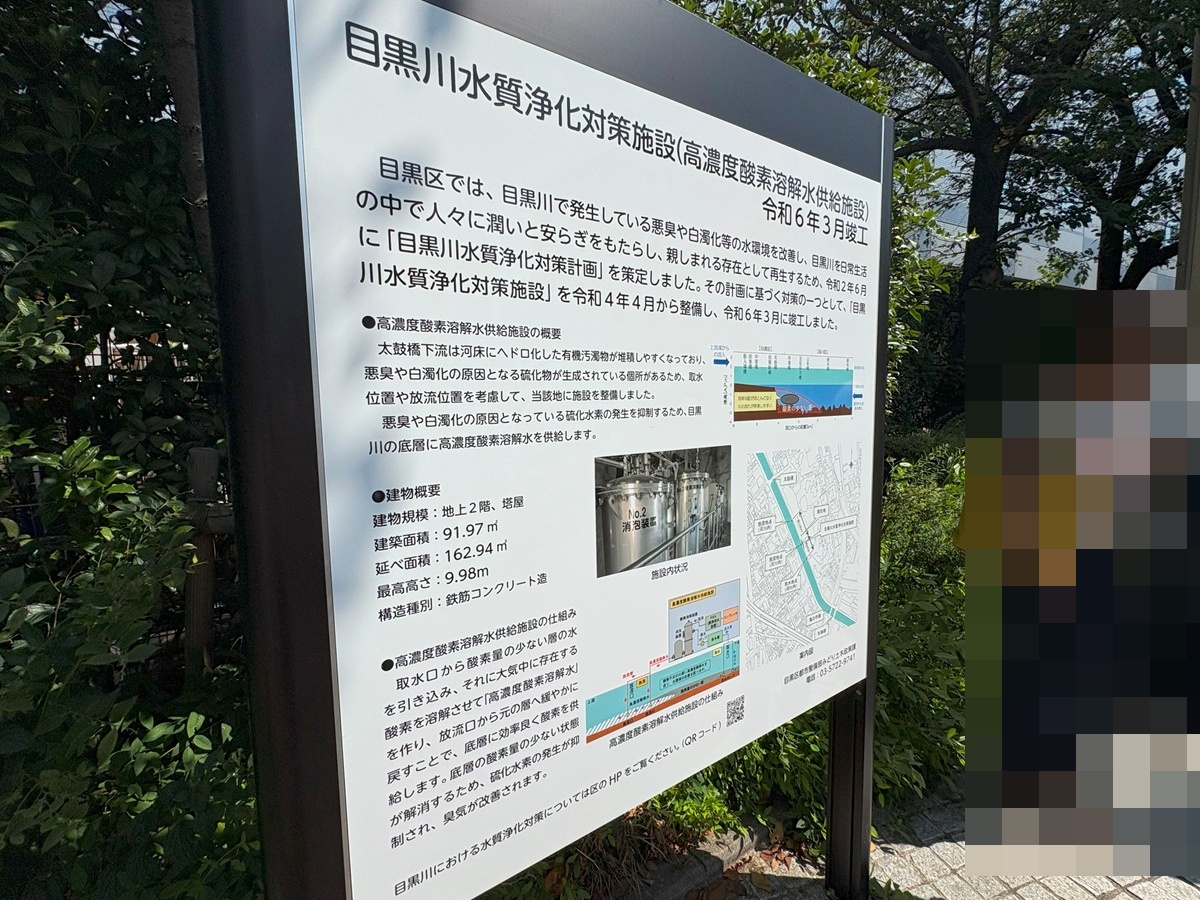 2024年3月に完成した目黒川水質浄化対策施設