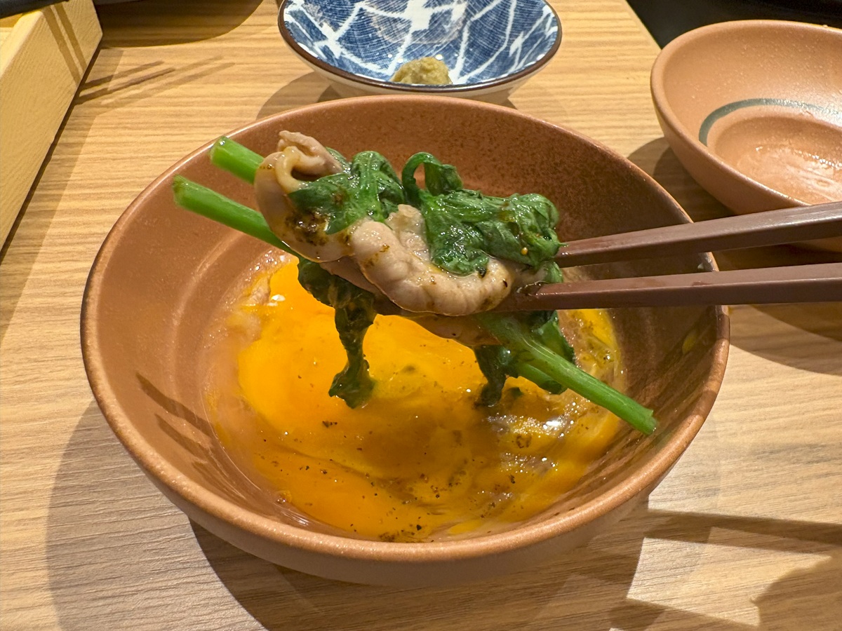 たまごにくぐらせて