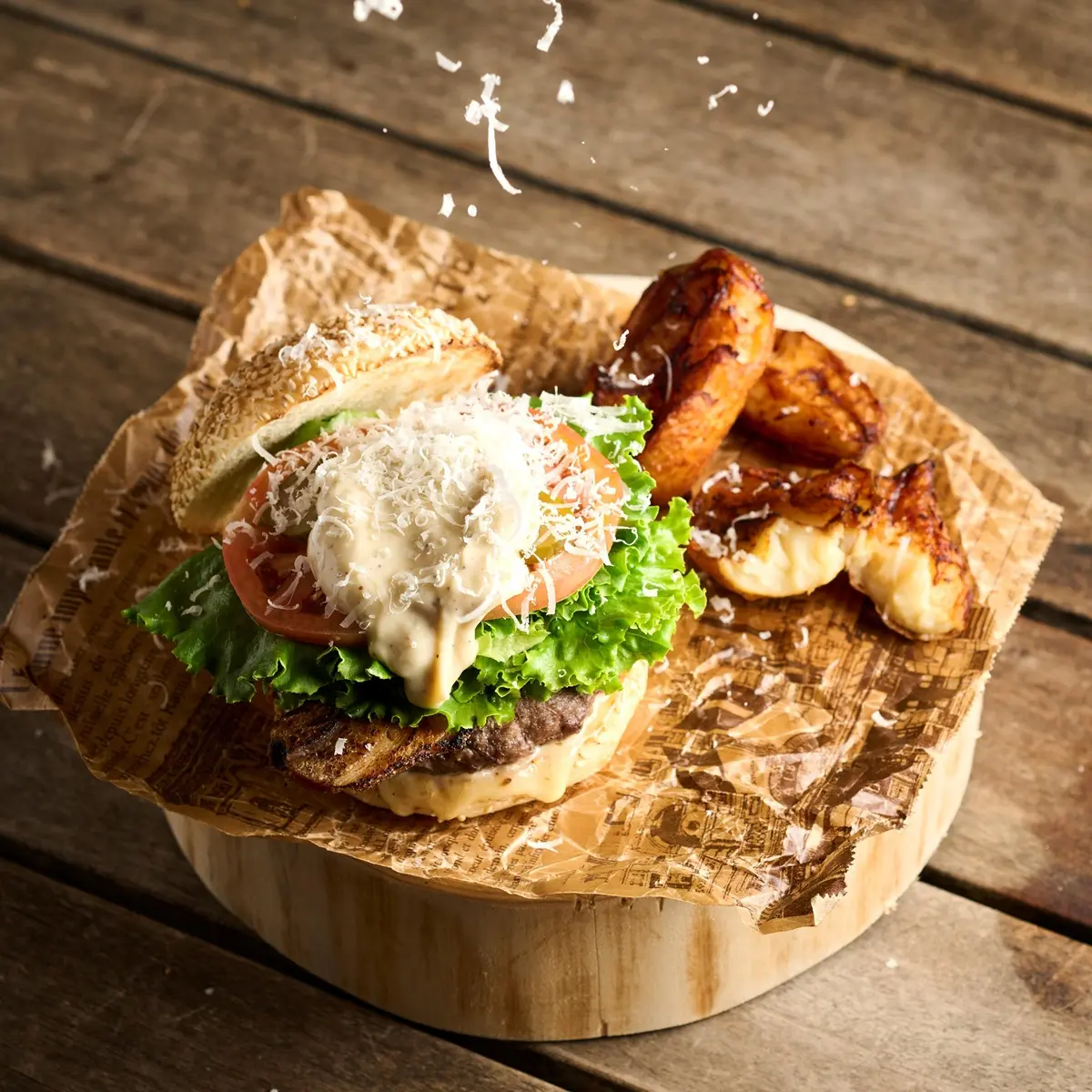 魔女のチーズバーガー