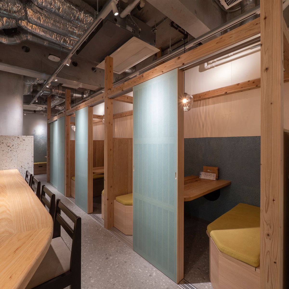 障子で区画できる個室