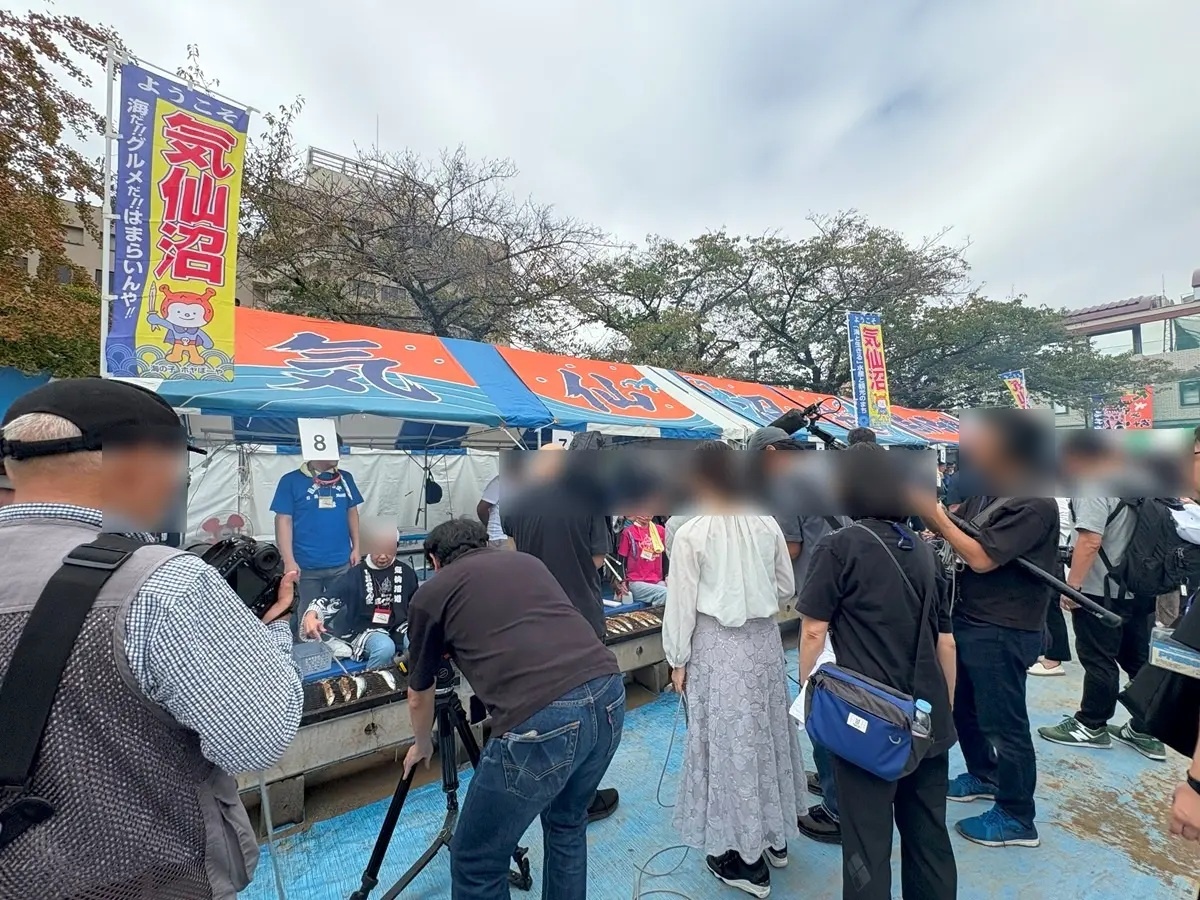 目黒のさんま祭は大盛況