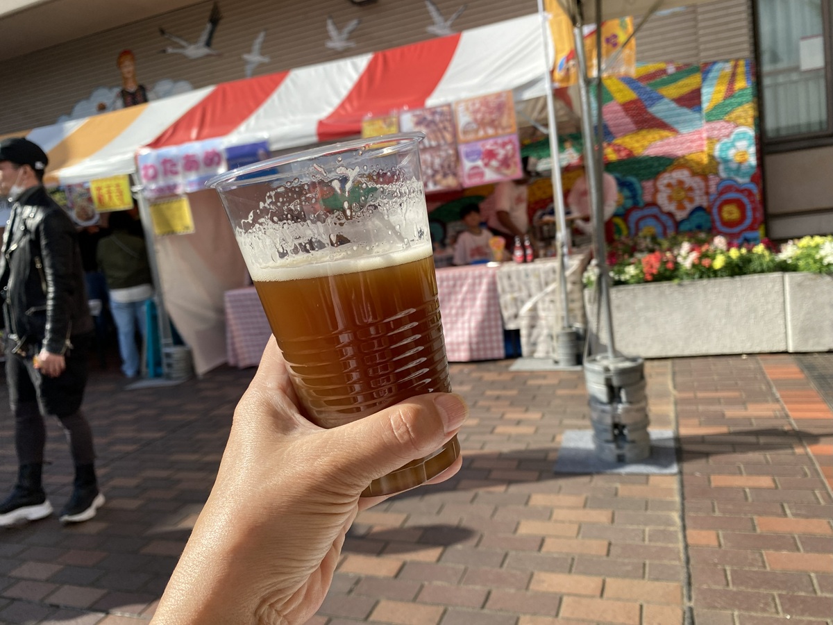 飲食ブースや産直販売ブースなどが2日間出展