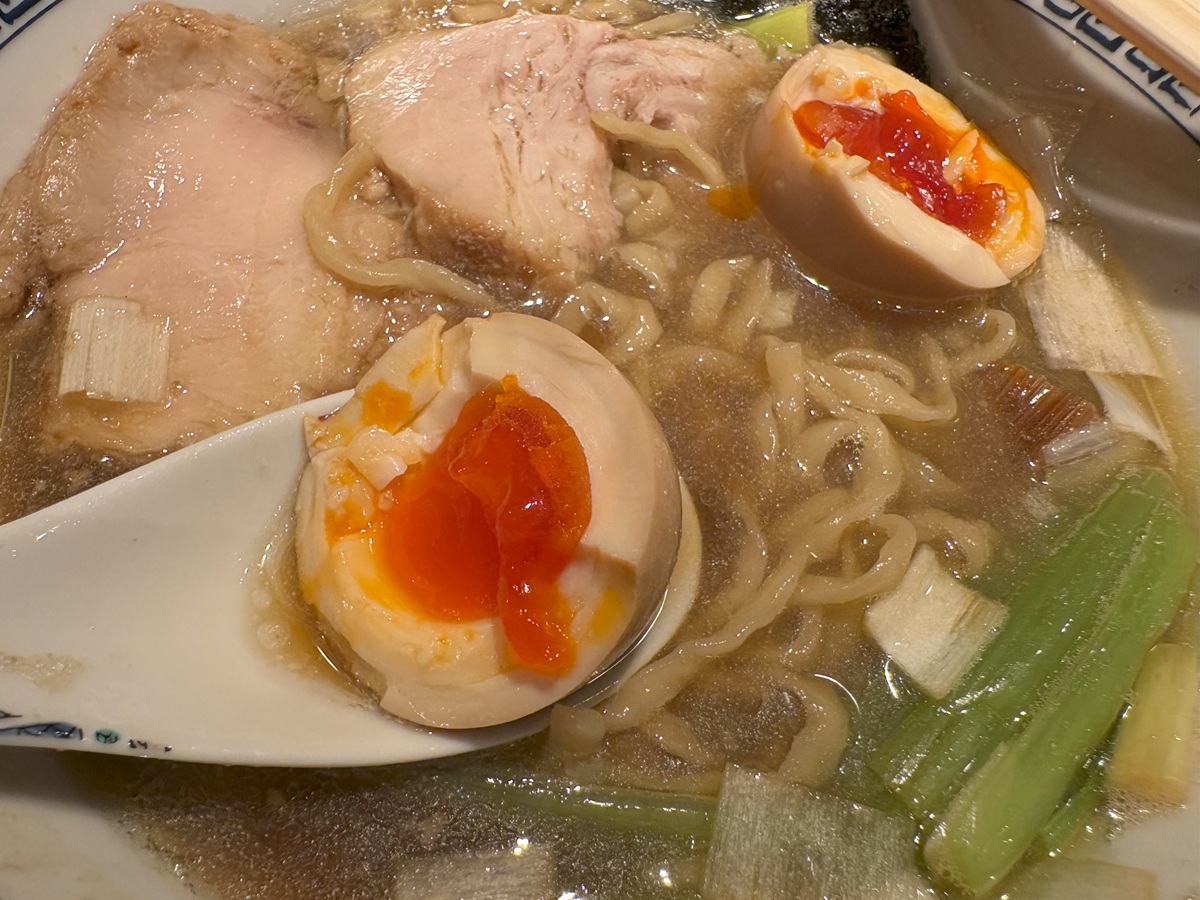 卵の半熟具合もよし