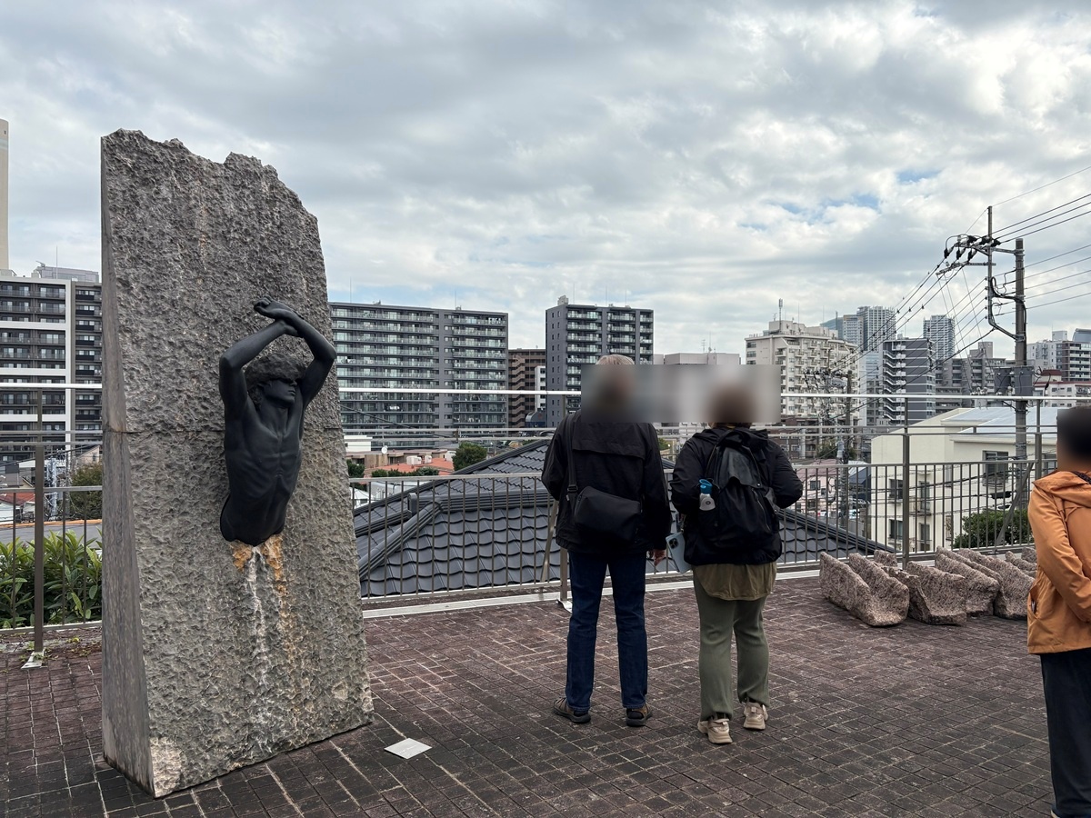 屋外展示場からの眺め