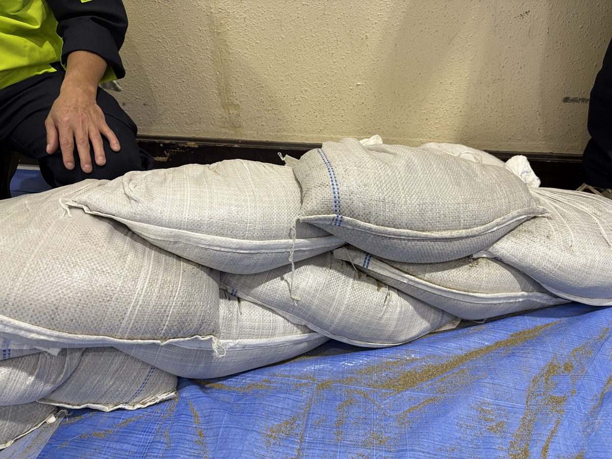 土のうの積み方