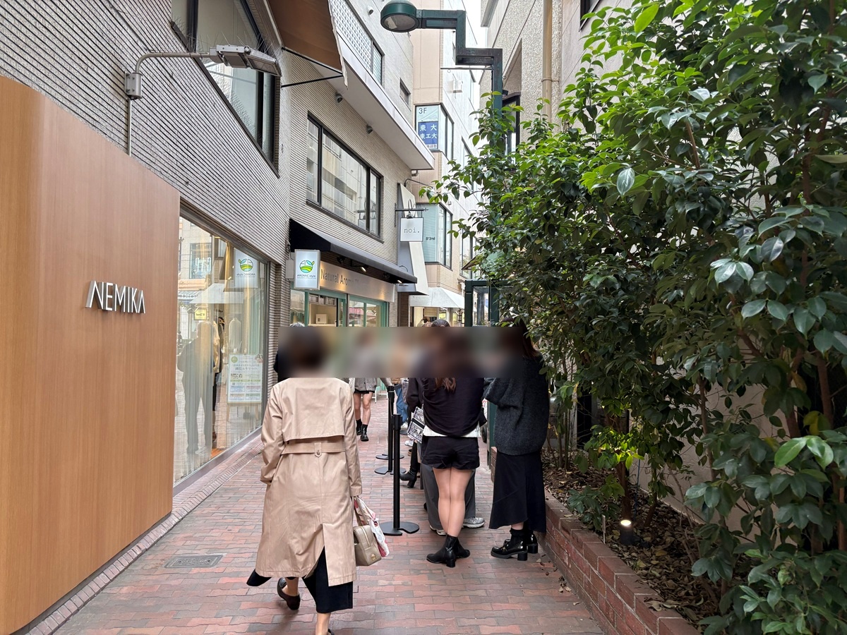 マリクレール通りから脇にはいった趣のある通り（くりの木通り）