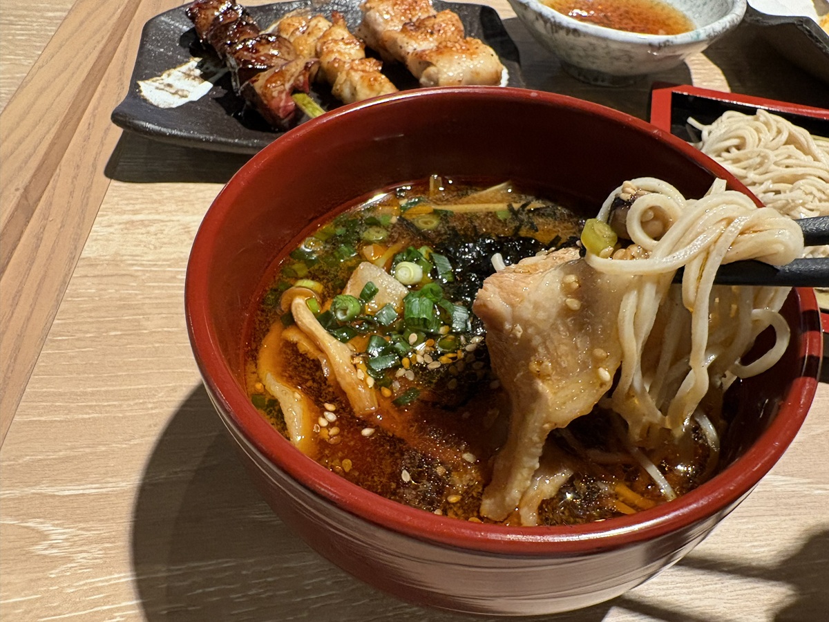 挽きぐるみ　細打ちそばをいただいてみました