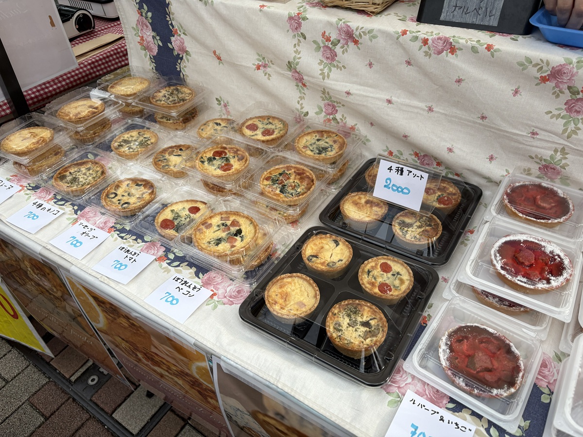 タルトとキッシュを購入