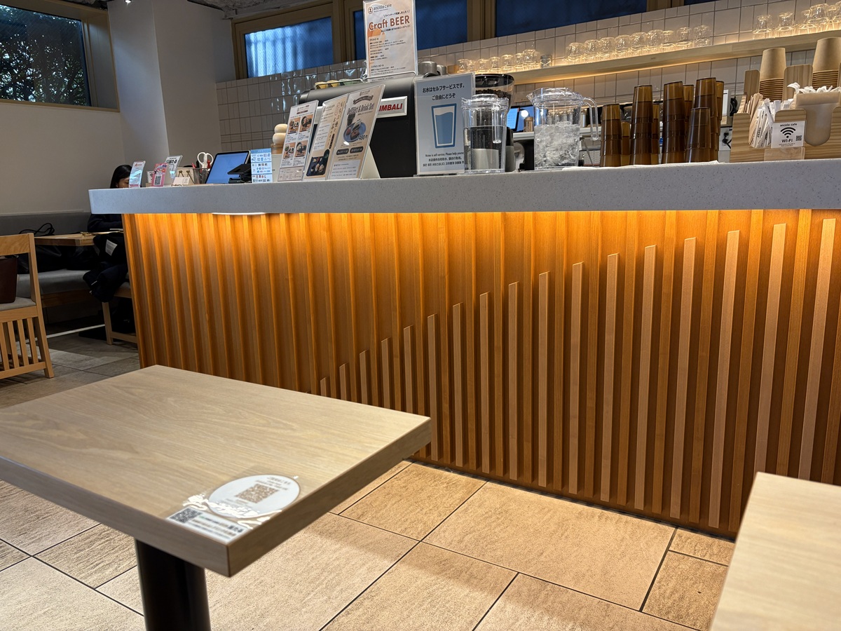 アンコロカフェの店内